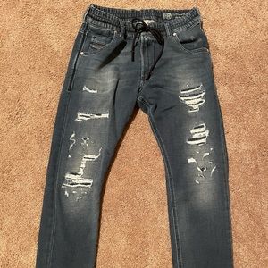 Youth Diesel jeans with elastic waste